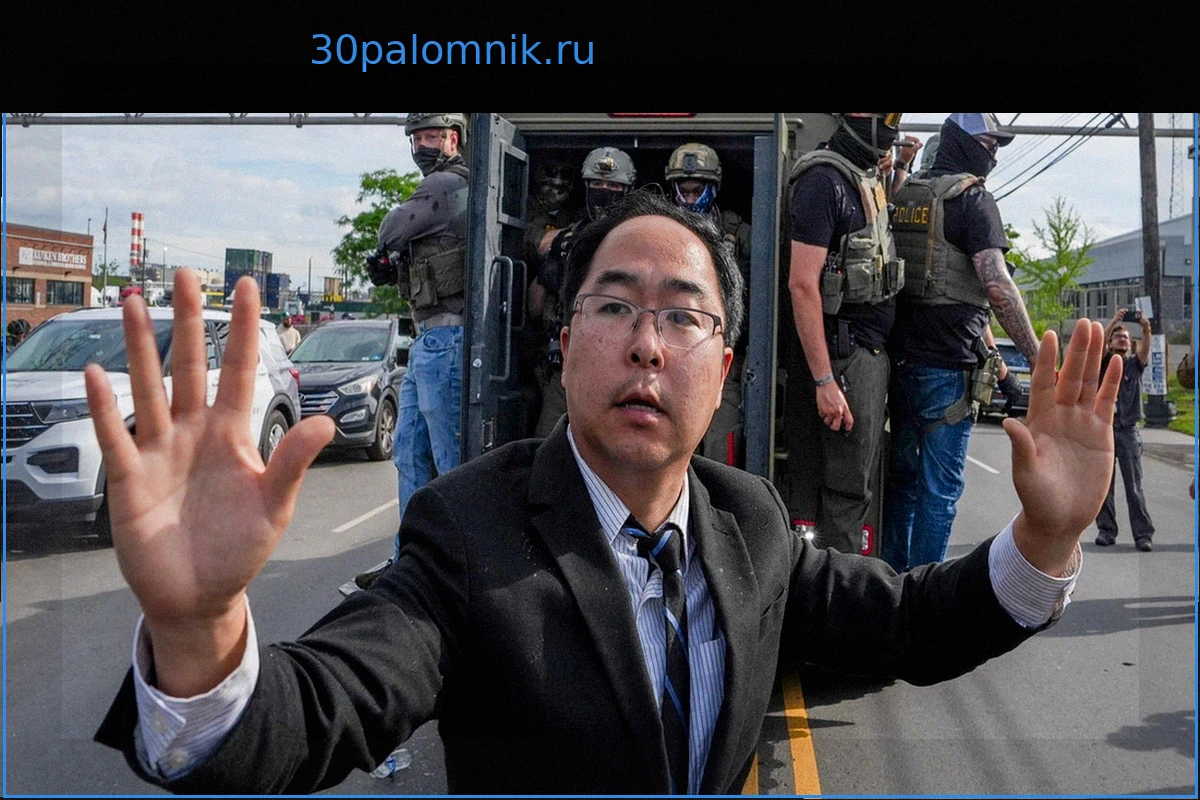 Демократический сенатор попал под слезоточивый газ полиции на акции против ICE