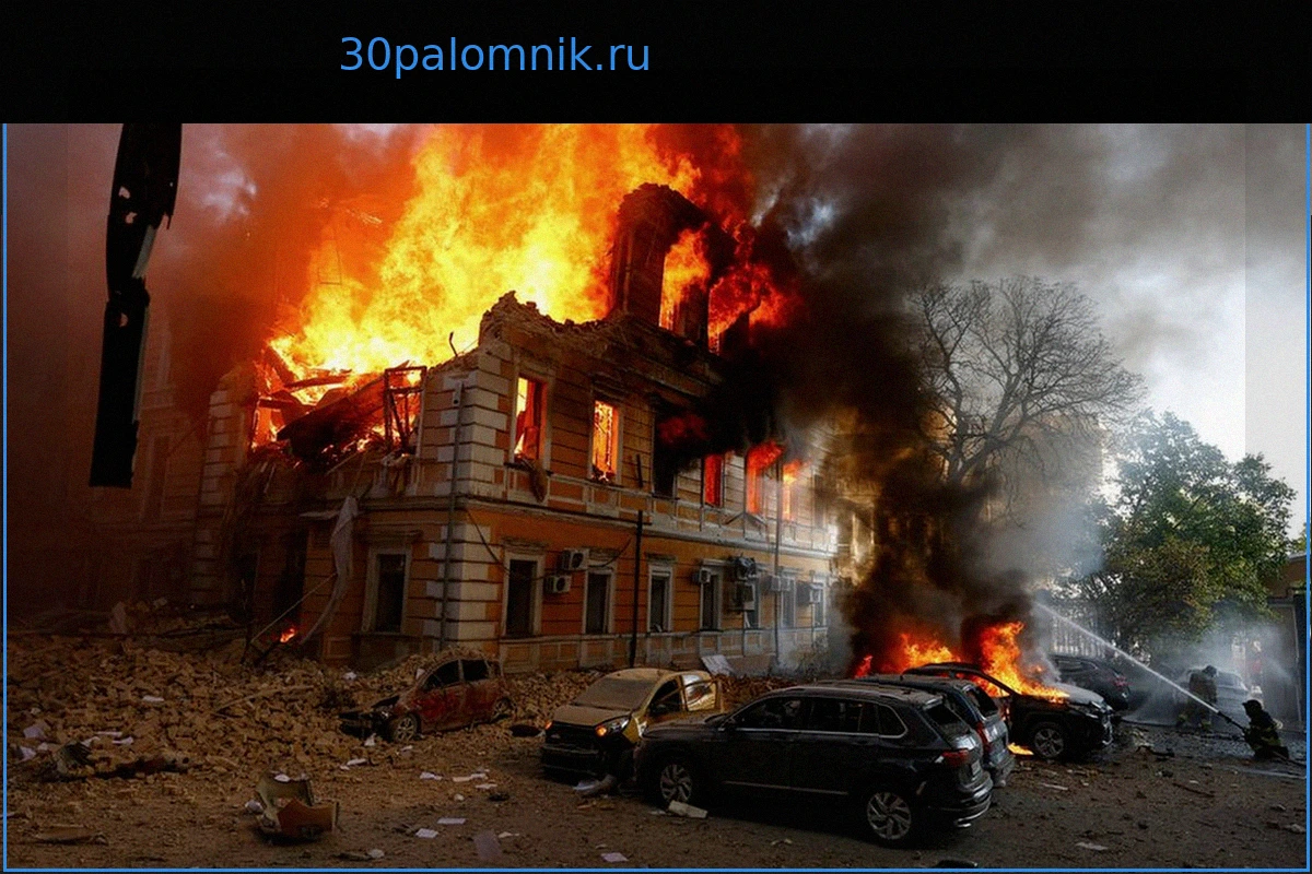 Воздушные атаки России на Киев: удары днем и ночью