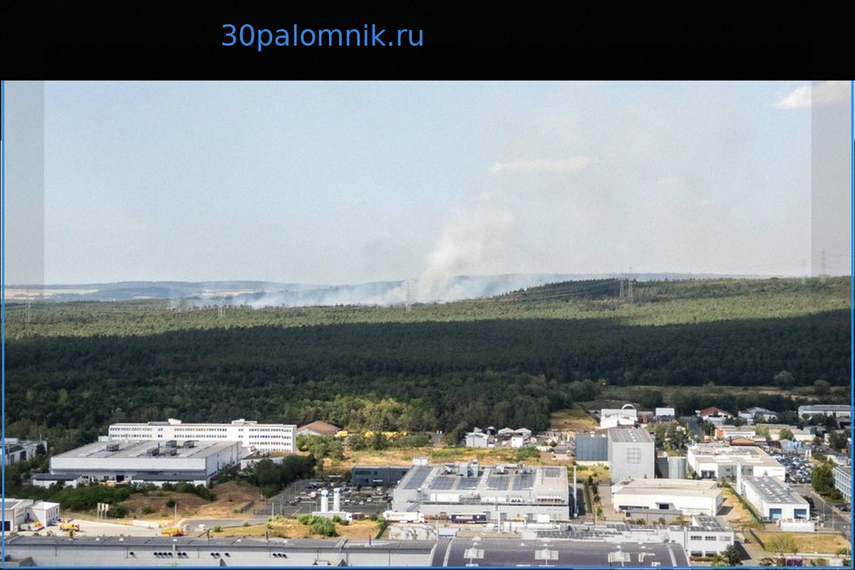 Майн-Кинциг-Крайс в Гессене: Жителей просят не принимать душ из-за лесного пожара