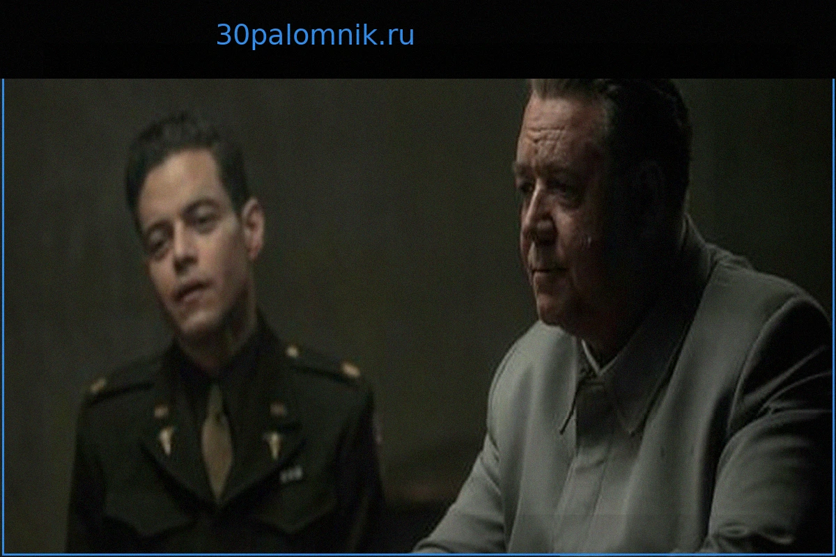 Рассел Кроу в роли Германа Геринга в «Нюрнберге»: Что он там несет?
